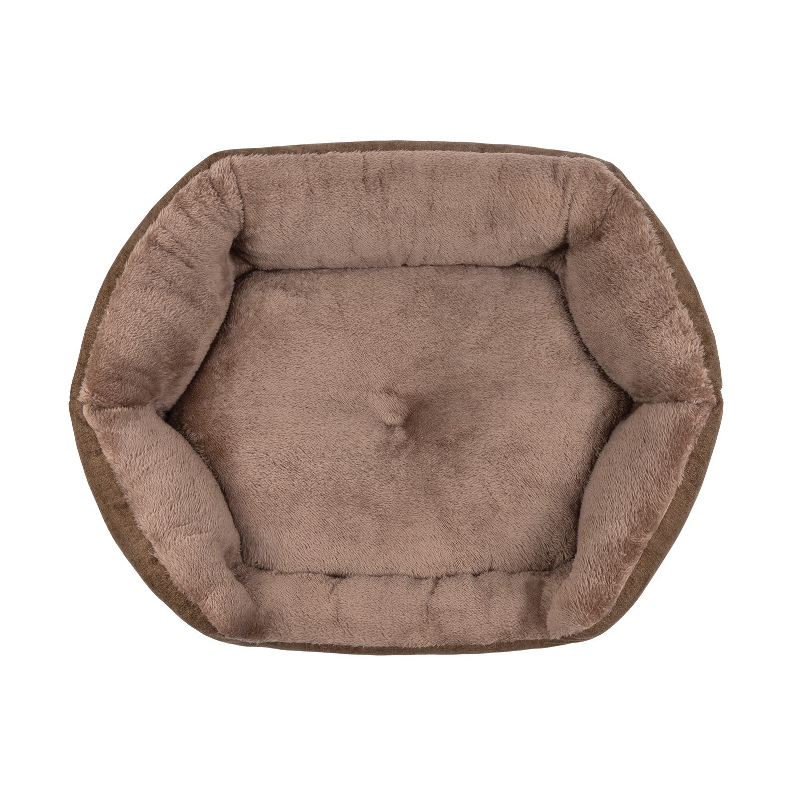 

Лежак Pet Fashion BRIG для собак и котов коричневый 58х48х20 см