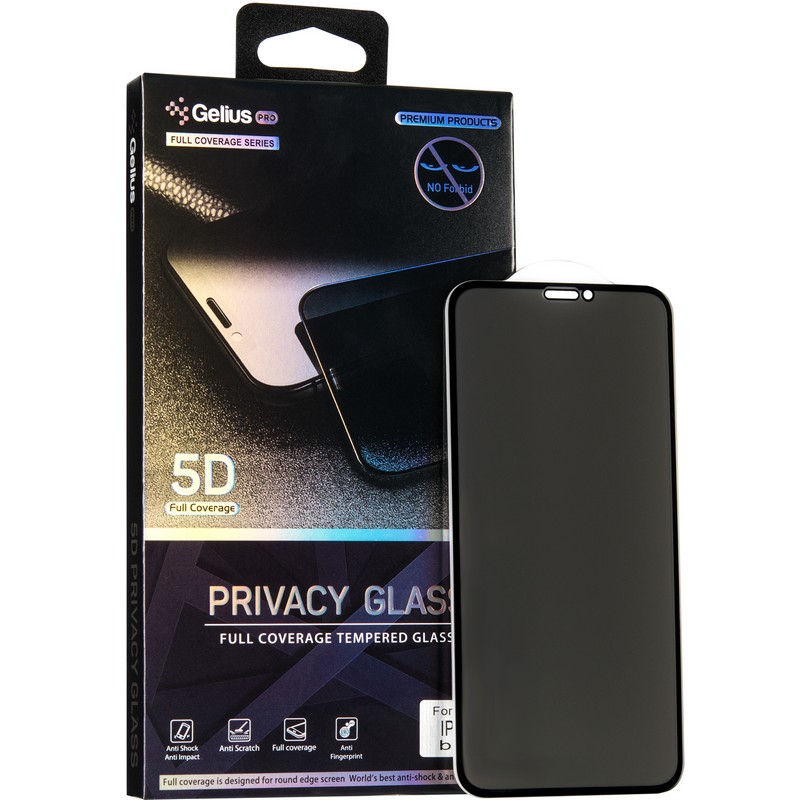 

Защитное стекло Gelius Pro Privasy Glass для iPhone XR Black