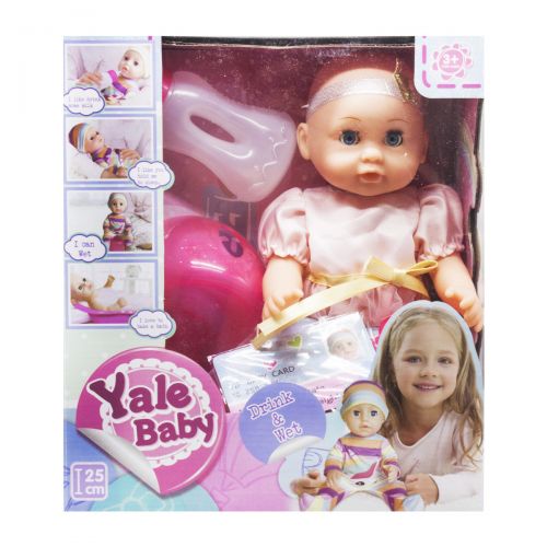 

Кукла-пупс Yale Baby 25 см функциональная с аксессуарами (YL1916H)