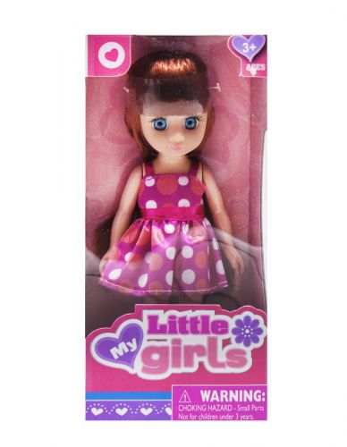 

Кукла WL Toys Little girls 16 см в малиновом (63007A)