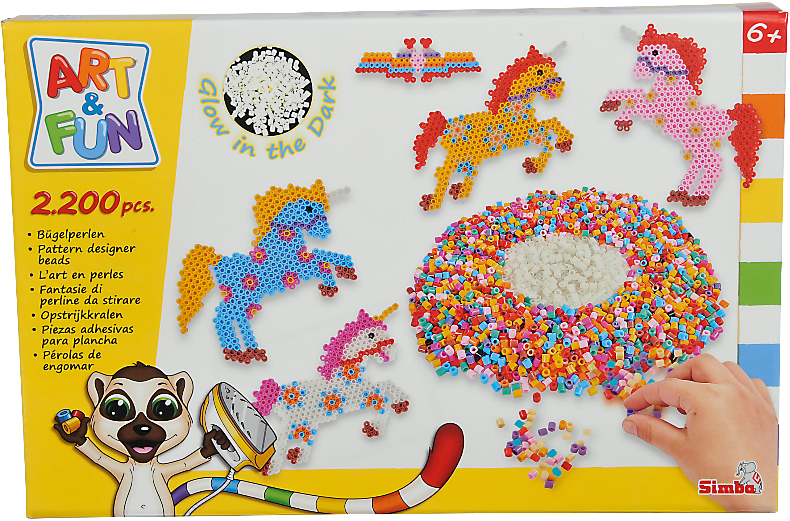 

Термомозаика Simba Toys Единороги 2 рисунка флуоресцентные (6374019)