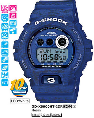 

Часы CASIO GD-X6900HT-2ER