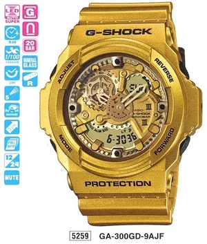 

Часы CASIO GA-300GD-9AER