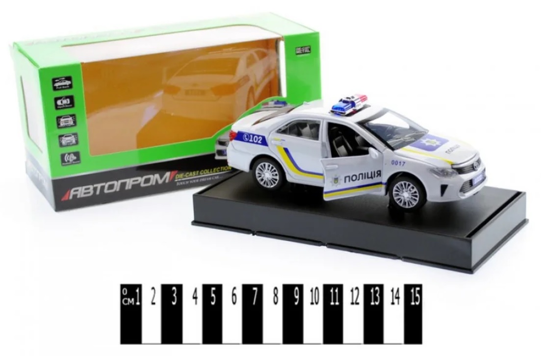 

Инерционная модель Toyota Camry 1/32 полиция автопром 7844
