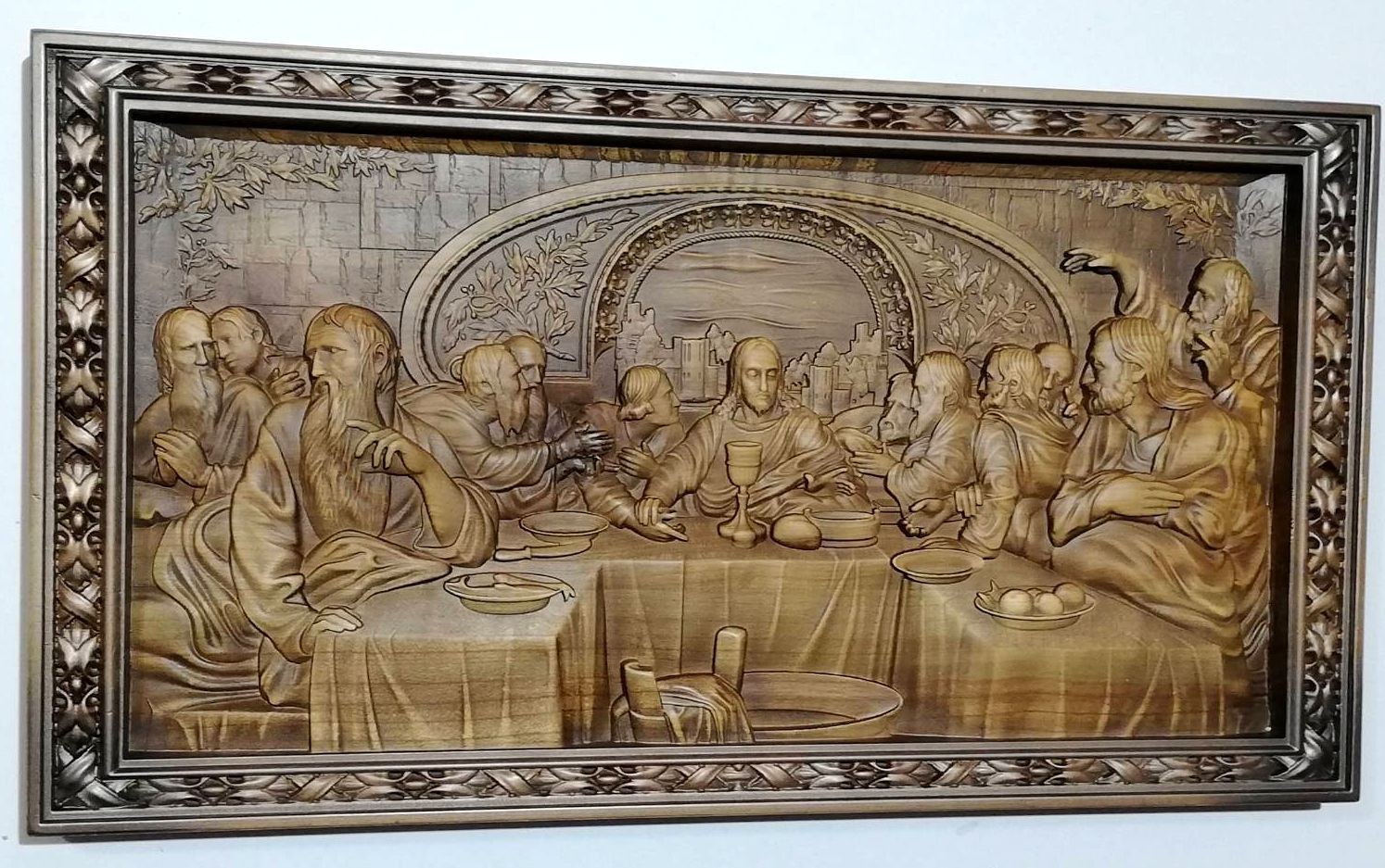 

Картина из дерева ART-3D-WOOD Тайная вечеря