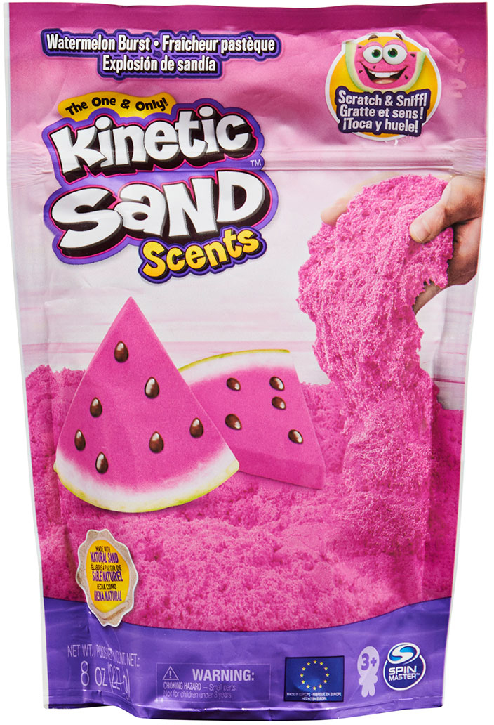 

Песок для детского творчества Kinetic Sand Colour с ароматом Арбузный взрыв (71473W)