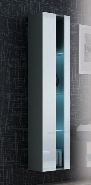 

Витрина подвесная Vigo New Cama Серый матовый + Белый глянец