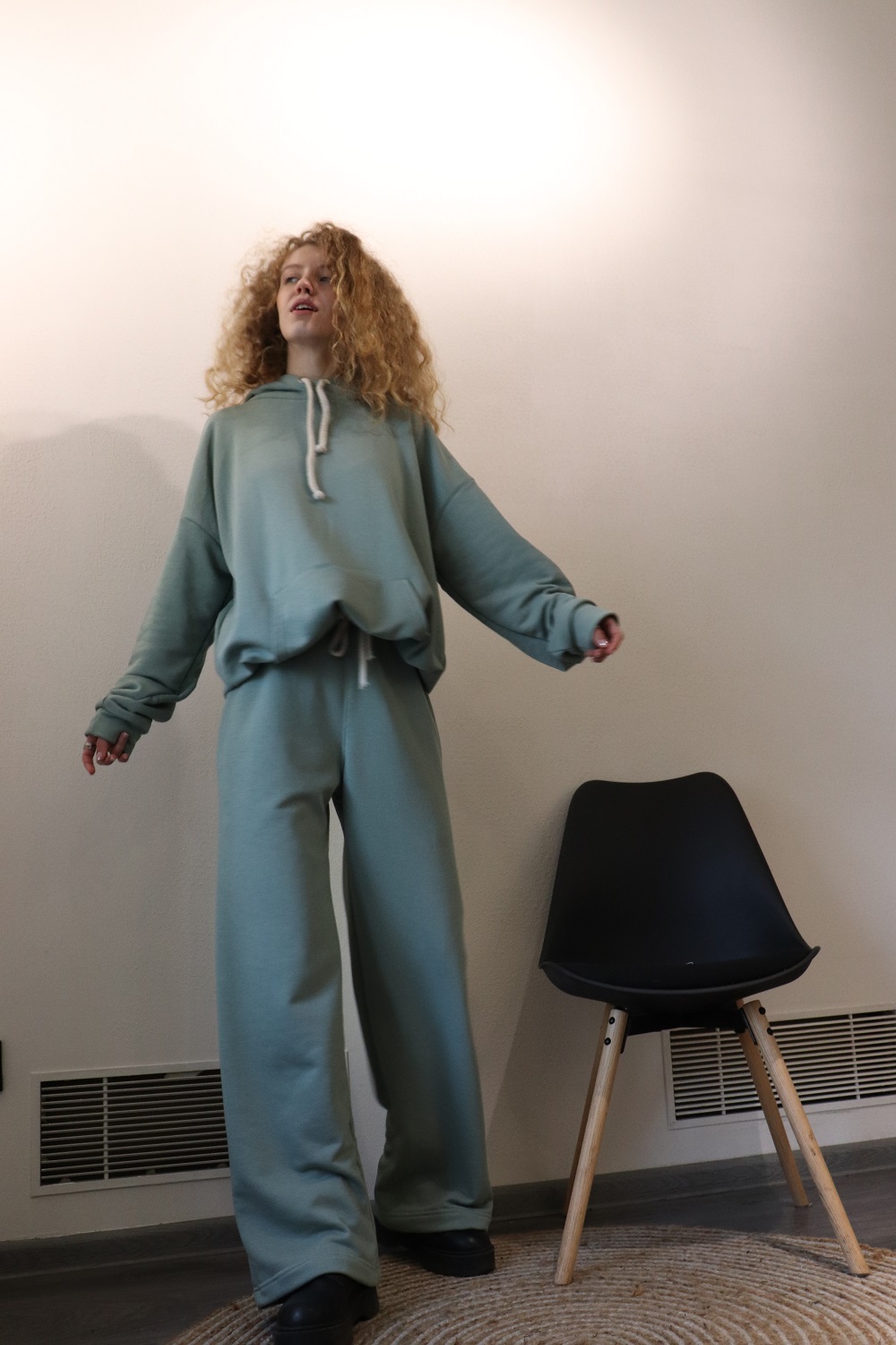

Худи трехнитка SKRIPKA S/M мятное S319