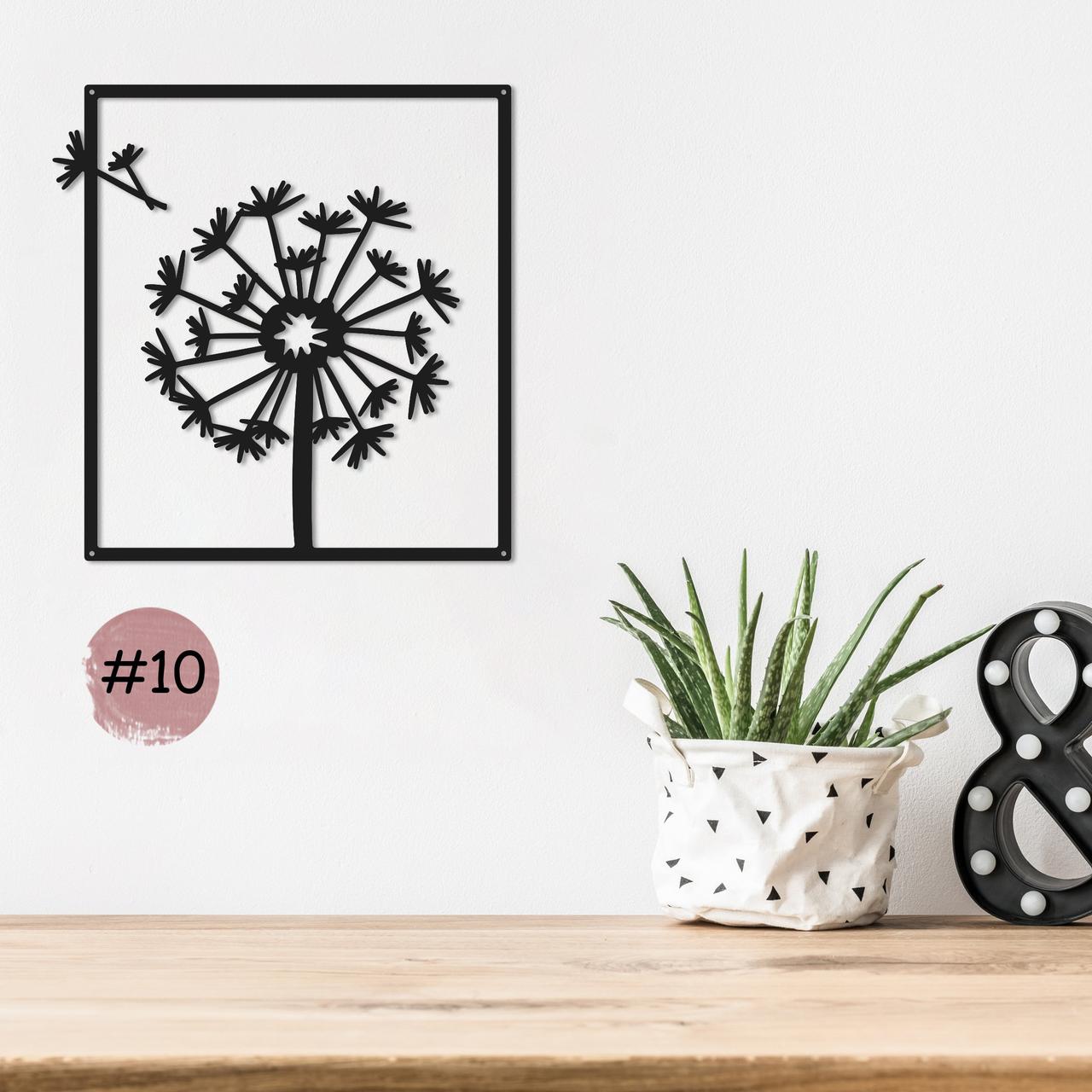 

Декор для стен. Панно из металла "Цветок №10" 50*44 см