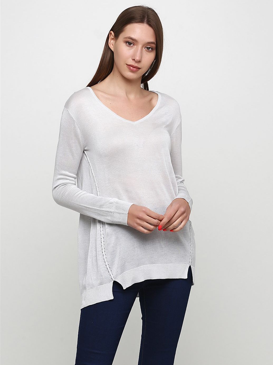 

Пуловер H&M 244986 XS Светло-серый