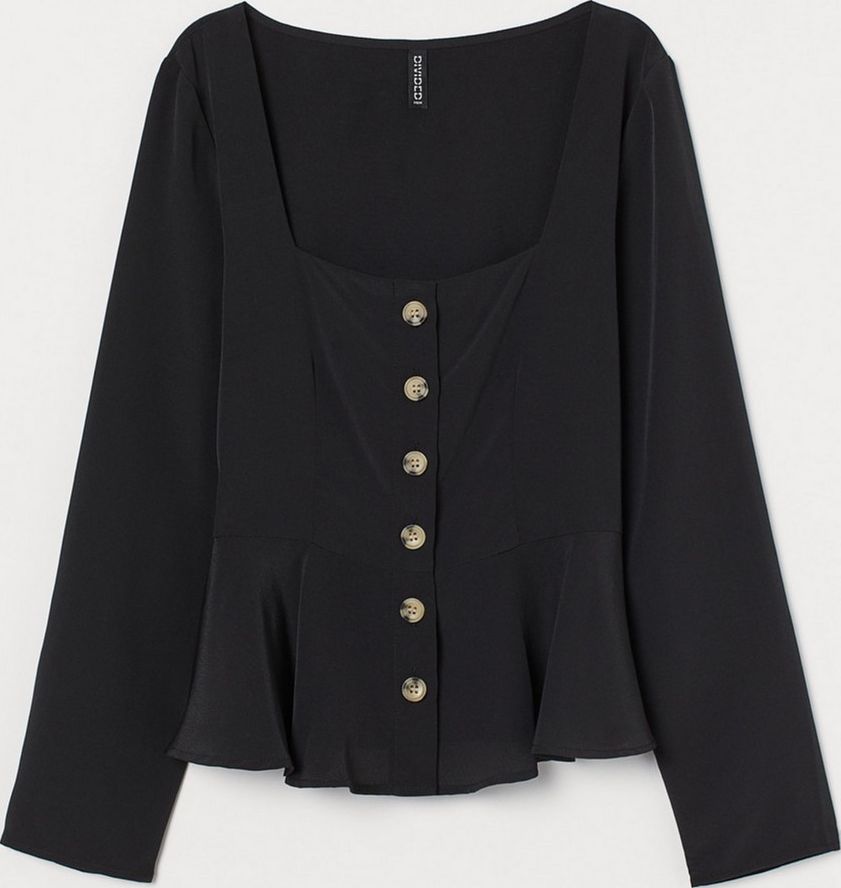 

Блузка H&M 851884 34 Черная