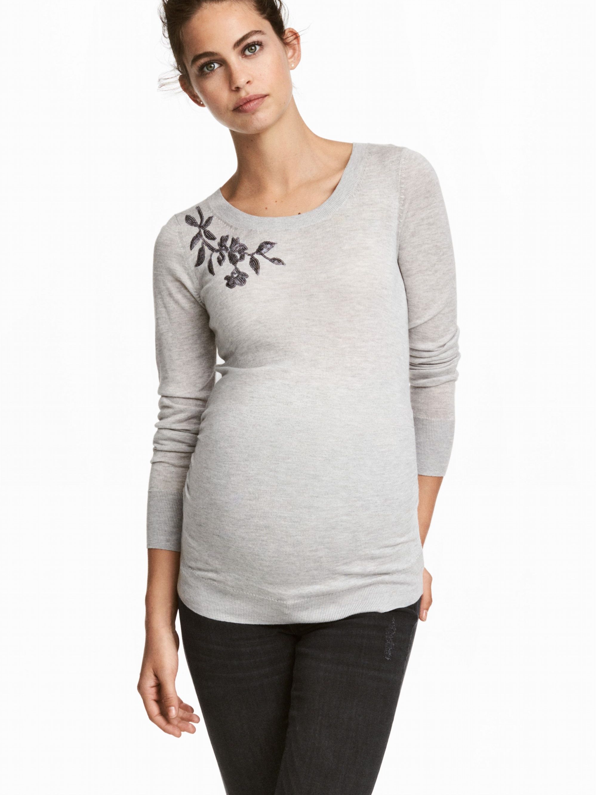 

Джемпер для беременных H&M 407542  Серый, Джемпер для беременных H&M 407542 S Серый