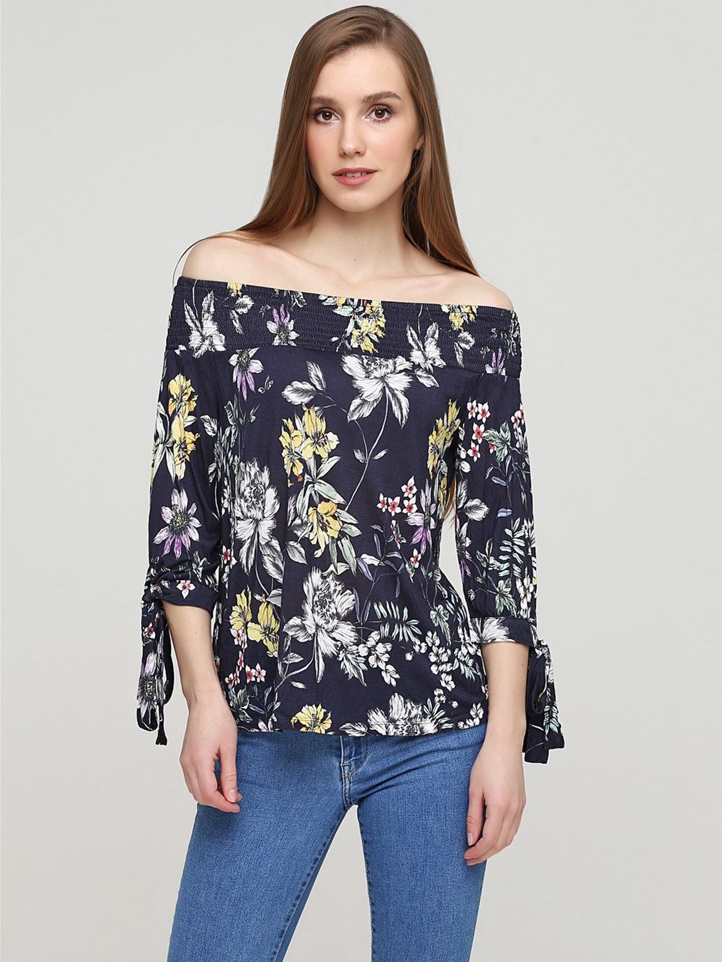 

Топ H&M 0-1153 S Темно-синий