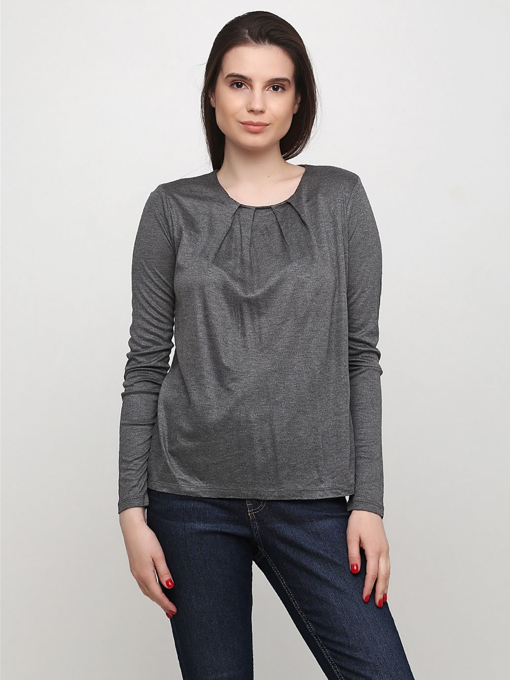 

Лонгслив H&M 437548  Темно-серый, Лонгслив H&M 437548 S Темно-серый