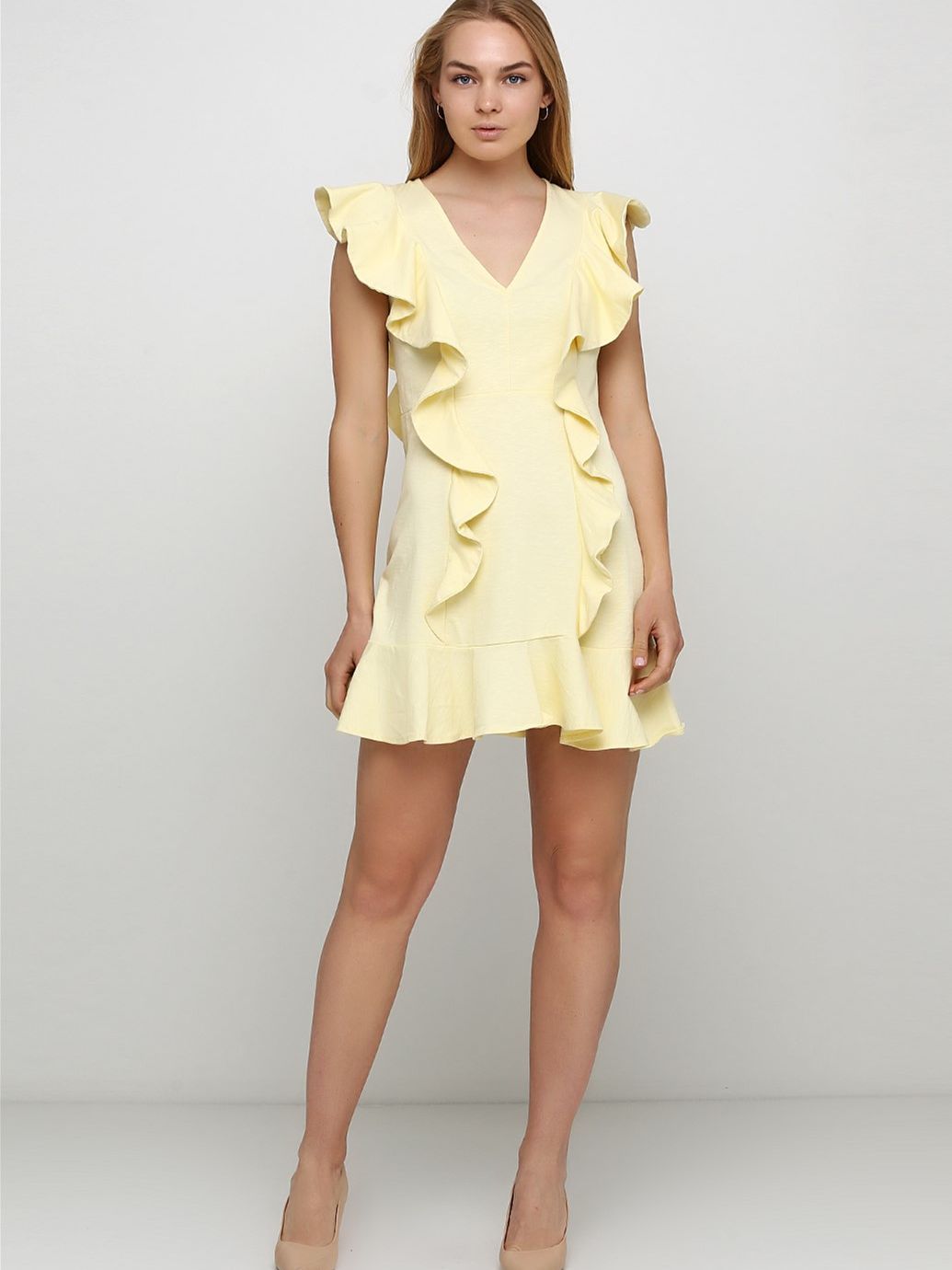 

Платье H&M 747637  Желтое, Платье H&M 747637 46 Желтое