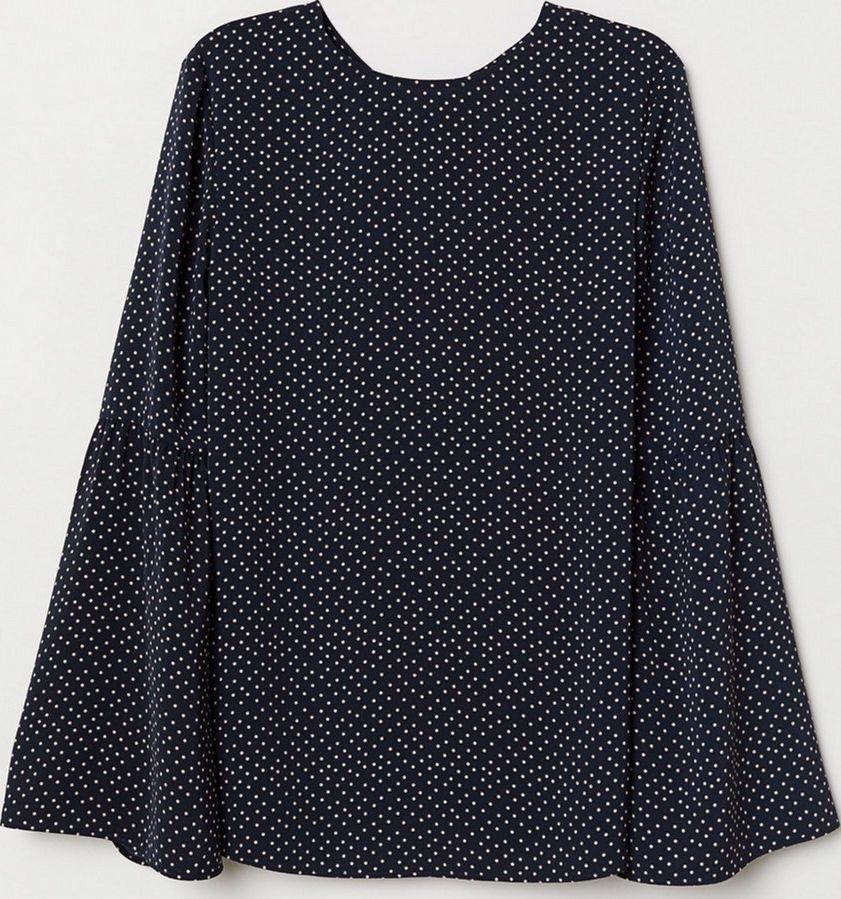 

Блузка H&M 687304 38 Темно-синяя