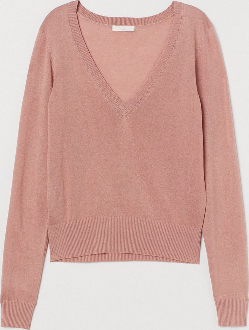 

Пуловер H&M 836142 L Темно-розовый