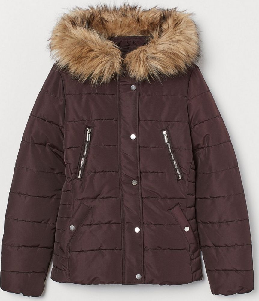 

Куртка H&M 755440 46 Темно-бордовая