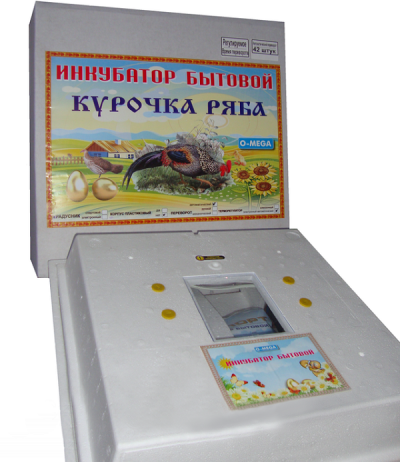 

Инкубатор Курочка Ряба 42 яйца автомат ТЭН