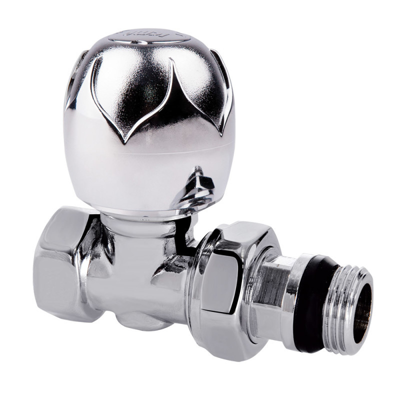 

Кран Icma радиаторный термо 1/2 с ручкой прямой хром №1113 (16432) (CM)