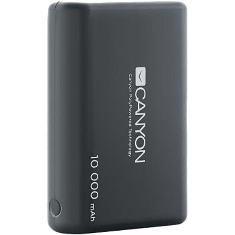 

Портативная универсальная мобильная батарея powerbank Canyon 10000mAh Black (CNS-CPBP10B)