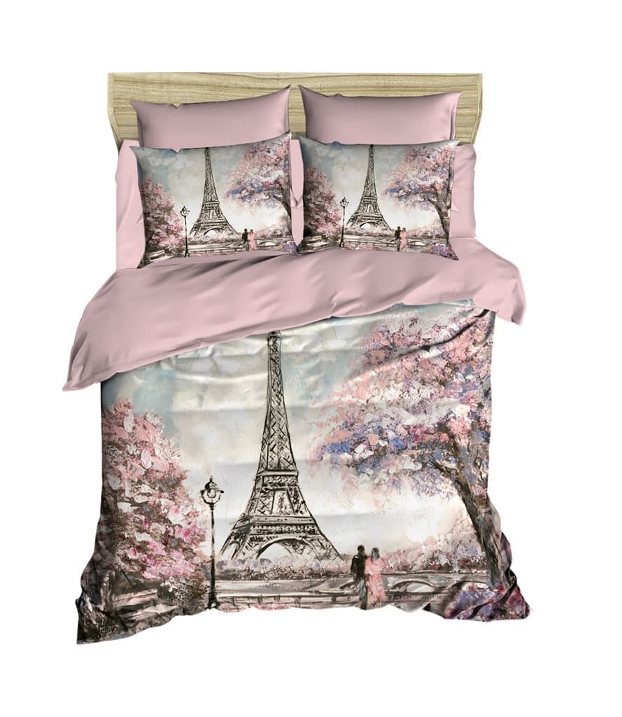 

Комплект постельного белья LIGHTHOUSE ranforce+3D Paris Spring 200*220/4*50*70