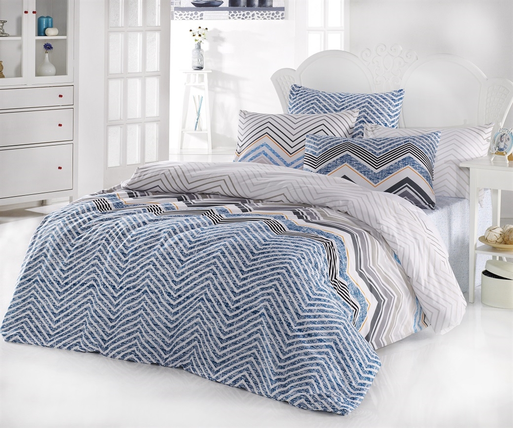 

Комплект постельного белья Lighthouse Zigzag 200х220 см/2х50х70 см