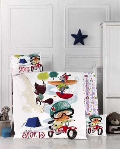 

Комплект постельного белья LIGHTHOUSE детский ADVENTURE 100х150/2х35х45