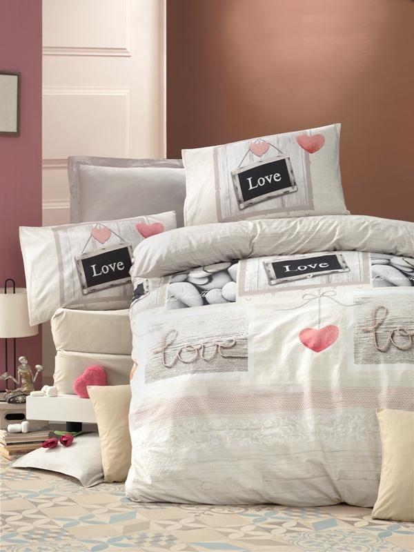 

Комплект постельного белья Lighthouse Ranforce Romantique 200х220 см/2х50х70 см