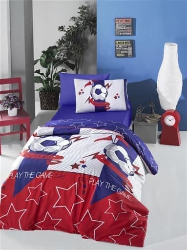 

Комплект постельного белья LIGHTHOUSE ranforce FOOTBALL 160х220 см/2х50х70