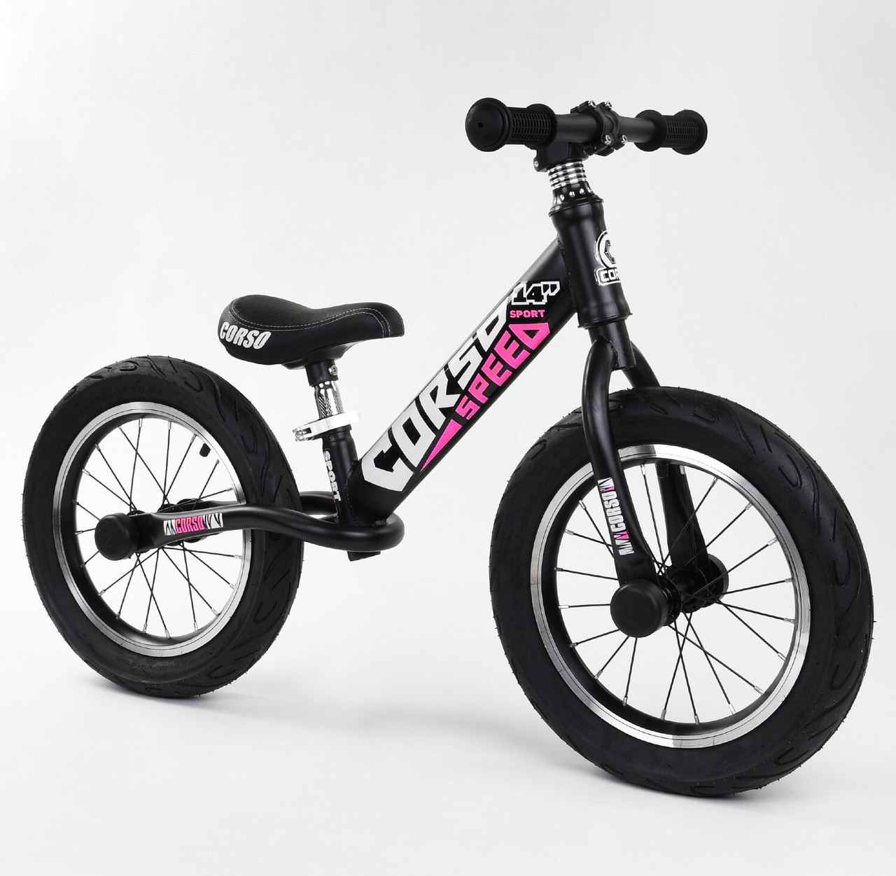 

Велобег 14" CORSO 24561 розовый 00088