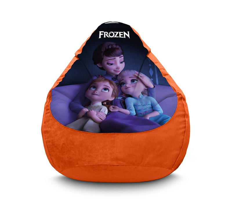 

Кресло мешок iPuff "Frozen. Little Elsa and Anna" Флок XXXL (100х135 см) Оранжевый