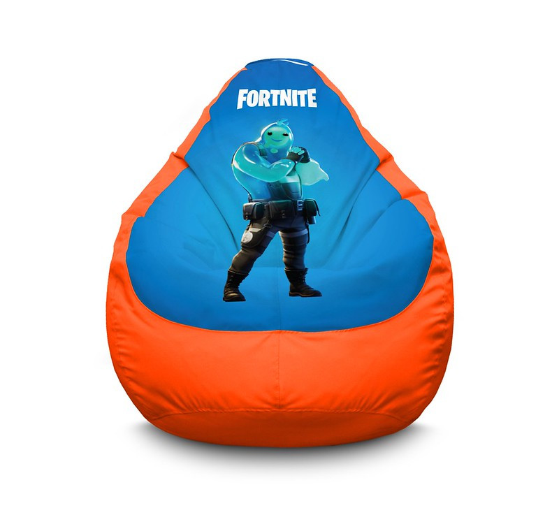 

Кресло мешок iPuff "Fortnite. Rippley" Оксфорд XXL (90х125 см) Оранжевый