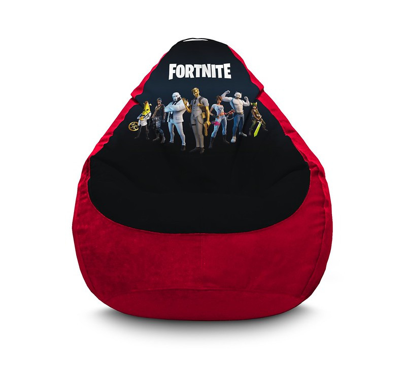 

Кресло мешок iPuff "Fortnite. Golden Midas" Флок XXL (90х125 см) Красный