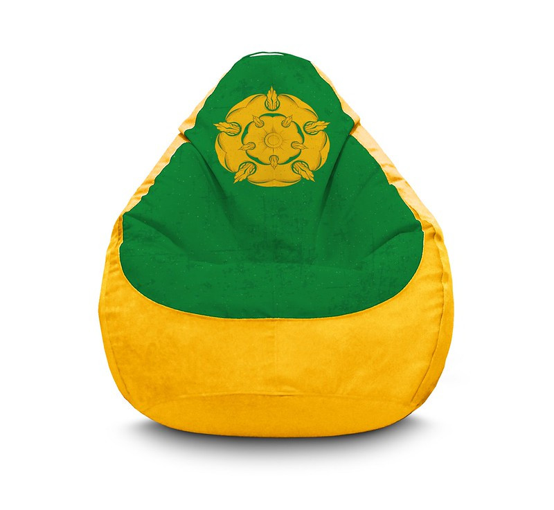 

Кресло мешок iPuff "Game of Thrones. House Highgarden" Флок XXL (90х125 см) Желтый