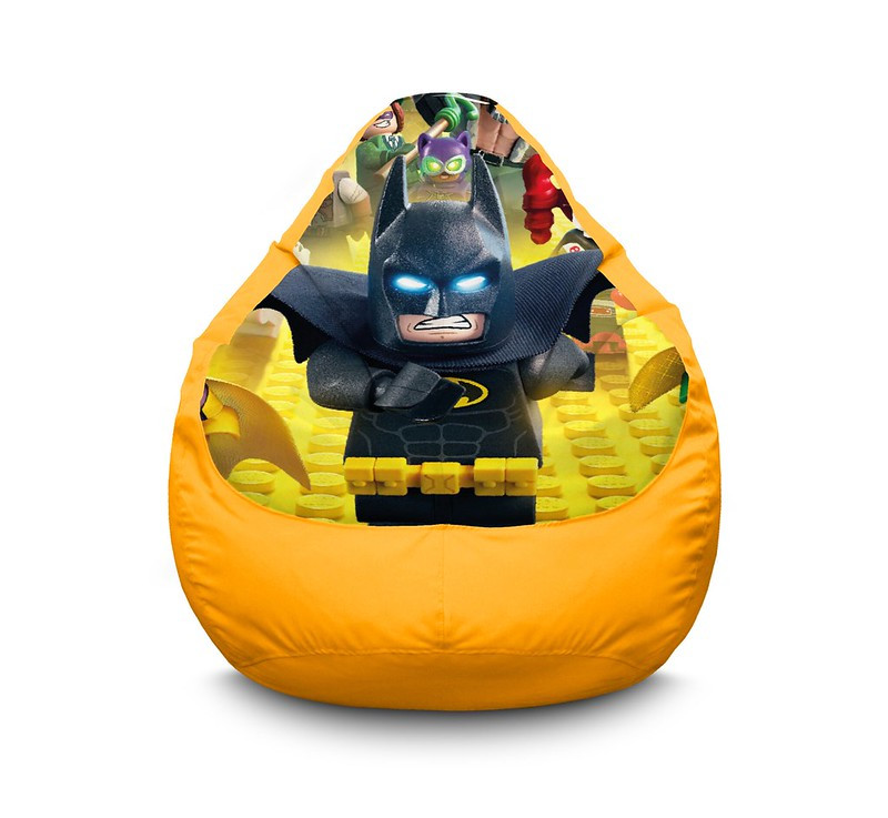 

Кресло мешок iPuff "Lego. Angry Batman" Оксфорд XXL (90х125 см) Желтый