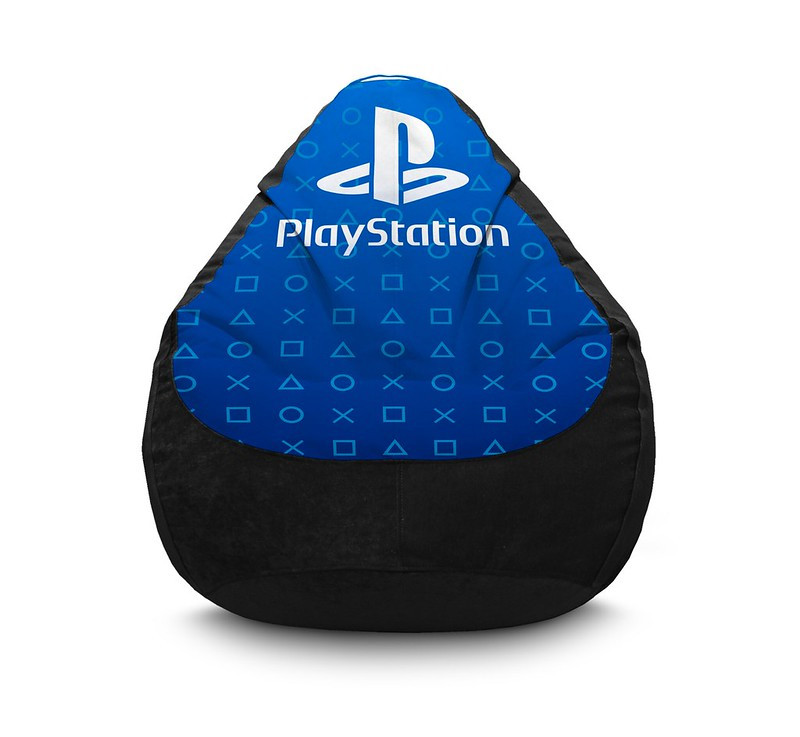 

Кресло мешок iPuff "PlayStation" Флок XXL (90х125 см) Черный