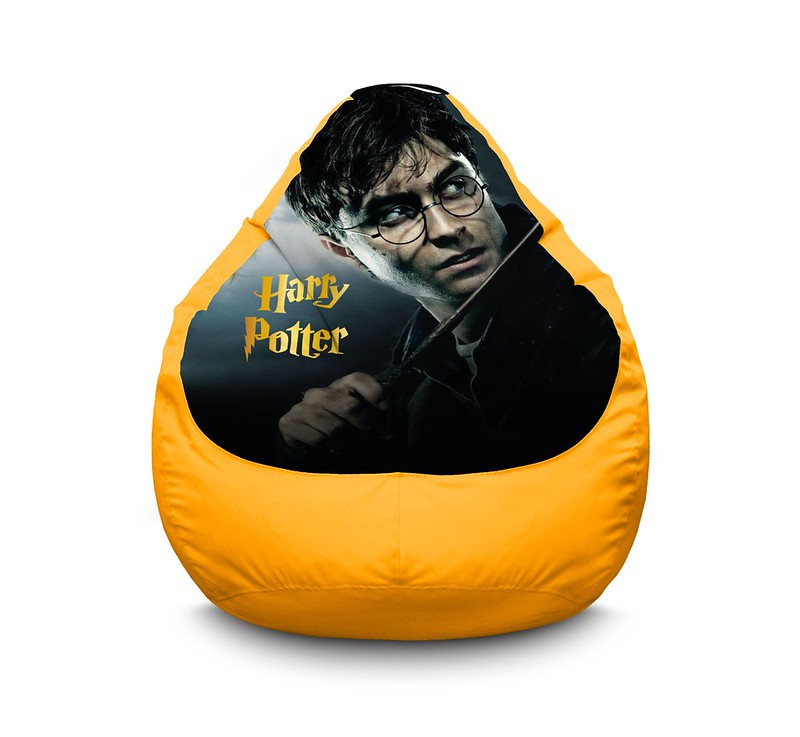 

Кресло мешок iPuff "Harry Potter. Portrait" Оксфорд XXXL (100х135 см) Желтый