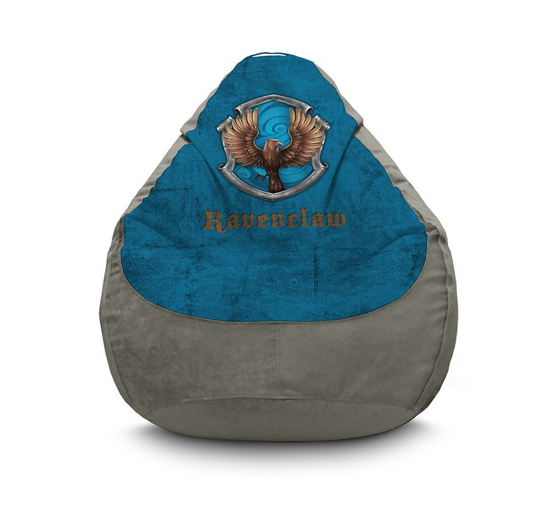 

Кресло мешок iPuff "Harry Potter. Ravenclaw" Флок XL (80x110 см) Серый