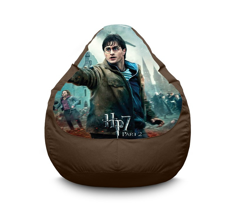

Кресло мешок iPuff "Harry Potter. Part 7" Оксфорд XXL (90х125 см) Коричневый