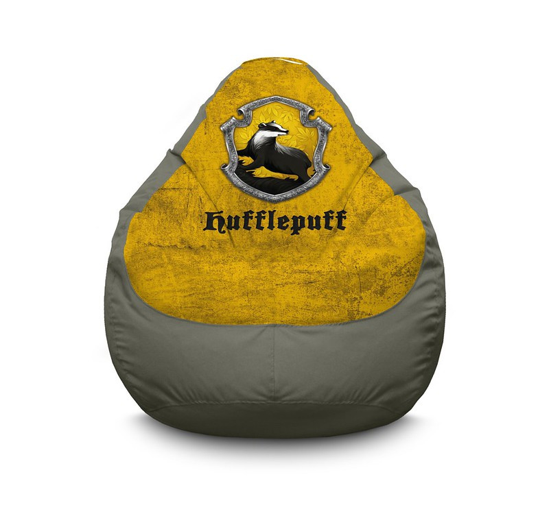 

Кресло мешок iPuff "Harry Potter. Hufflepuff" Оксфорд XXXL (100х135 см) Серый