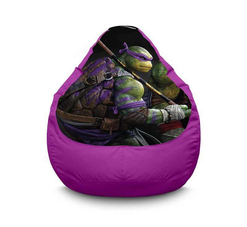 

Кресло мешок iPuff "Ninja Turtles. Donatello" Оксфорд XXL (90х125 см) Сиреневый