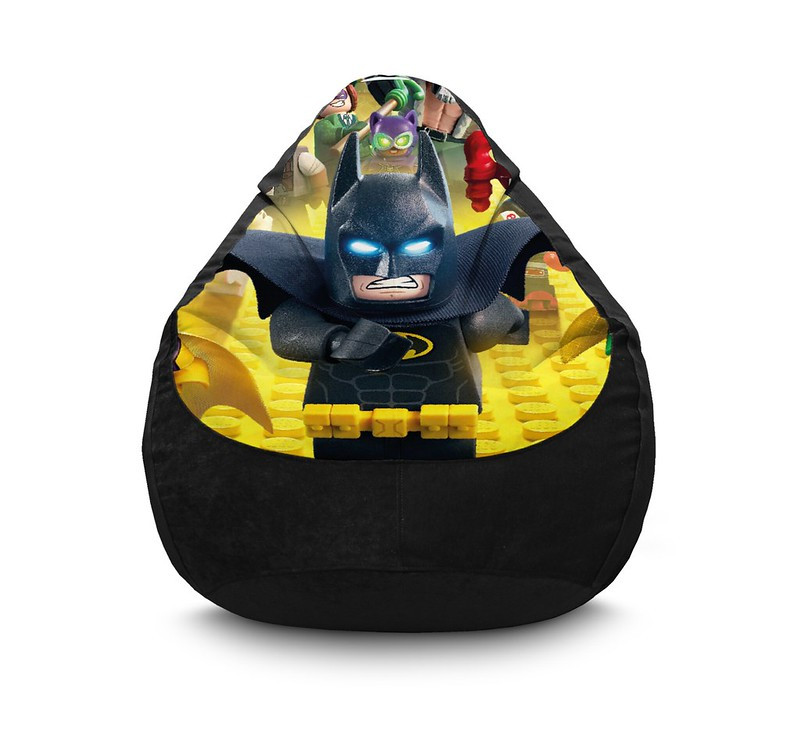 

Кресло мешок iPuff "Lego. Angry Batman" Флок L (70x100 см) Черный