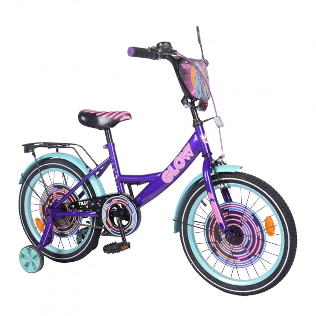 

Велосипед TILLY Glow 18" T-218213/1 purple/azure