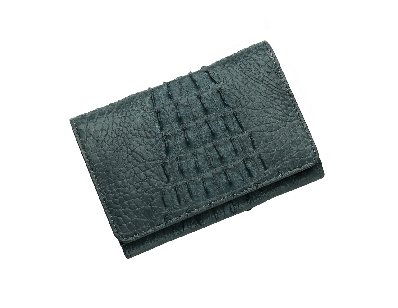 

Кошелек женский из кожи крокодила Ekzotic Leather Серый () xtclthrcw103