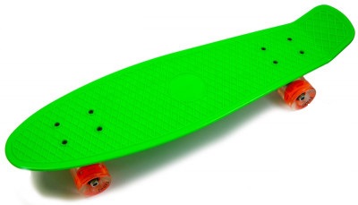 

Пенни борд (Penny Board) Nickel 27" со светящимися колесами, Green