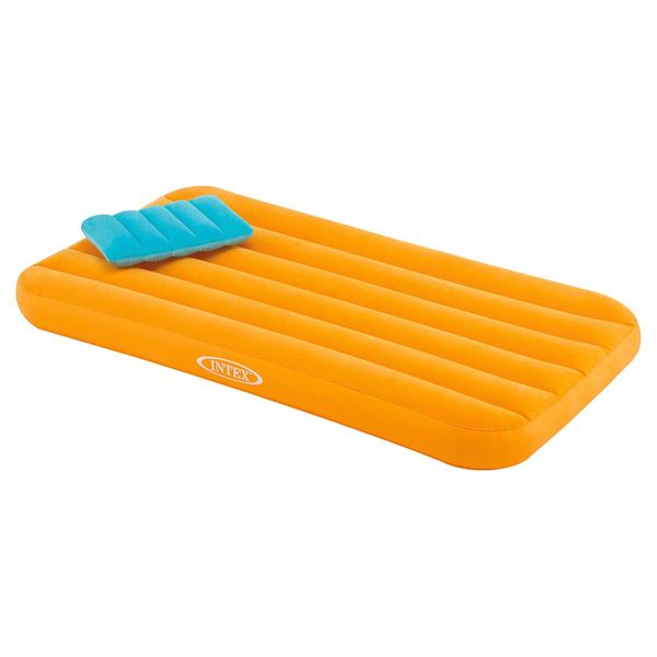 

Детский надувной матрас Intex 66801 (88 x 1.57 x 18 см) Оранжевый Cozy Kidz Airbed + Надувная подушка