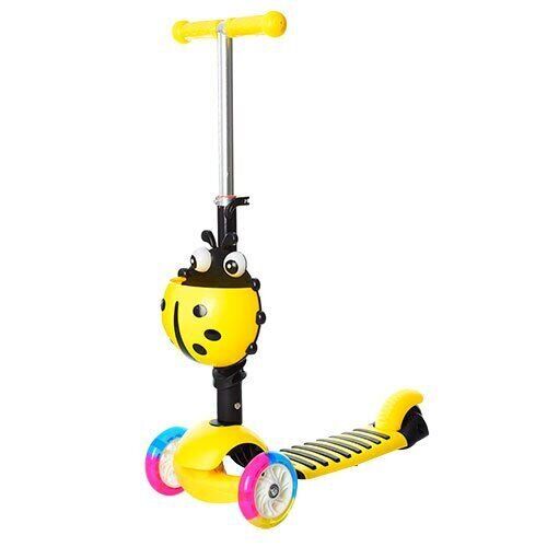 

Самокат-беговел MAXI ITrike JR 3-054-В Божья коровка Желтый