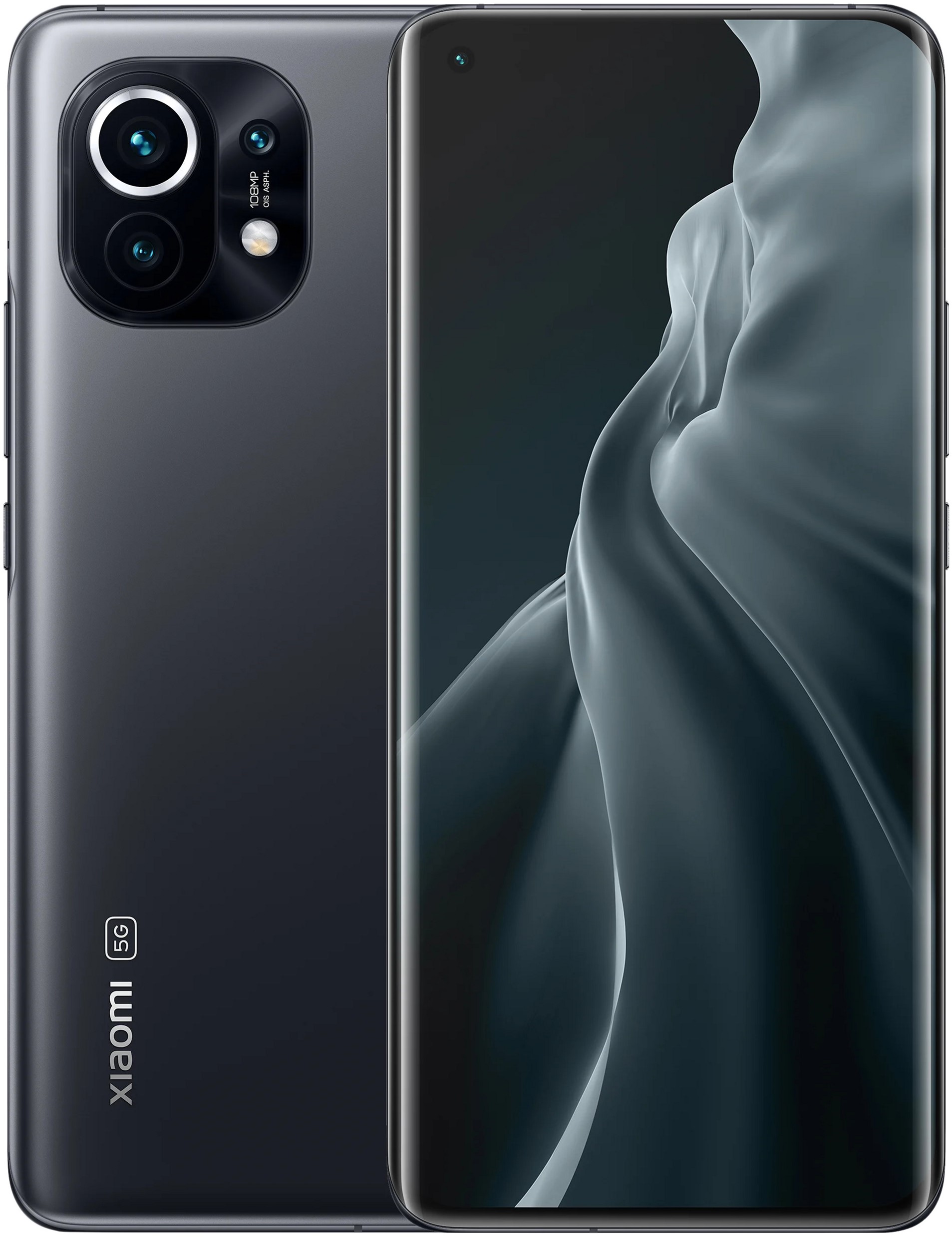 

Мобильный телефон Xiaomi Mi 11 8/256GB Midnight Gray
