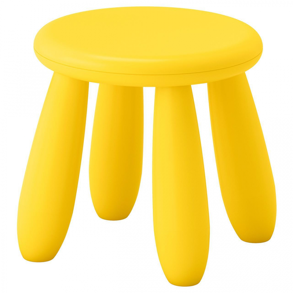 

Табурет детский IKEA MAMMUT для дома и улицы (203.823.24), Желтый